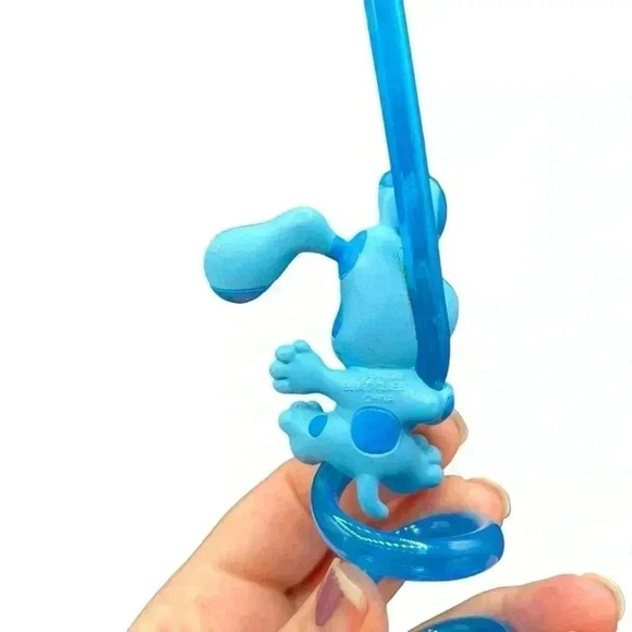 BLUES CLUES 1999 SWIRLING STRAW NOSTALGIC 90s CHILDREN’S SHOW COLLECTIBLE - Picture 4 of 8